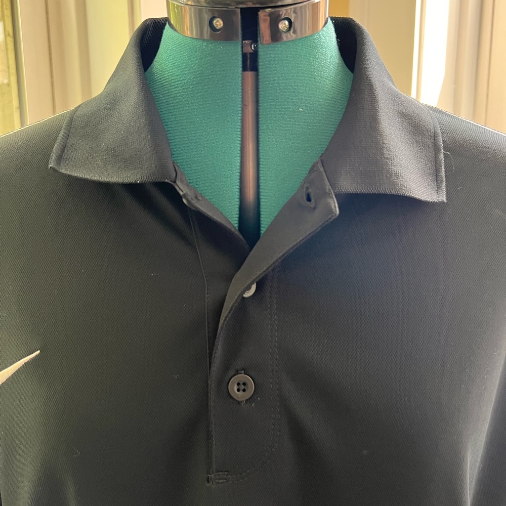 Nike NWT Men’s Black Jack Daniels Golf Shirt, Size Large - Picture 10 of 12